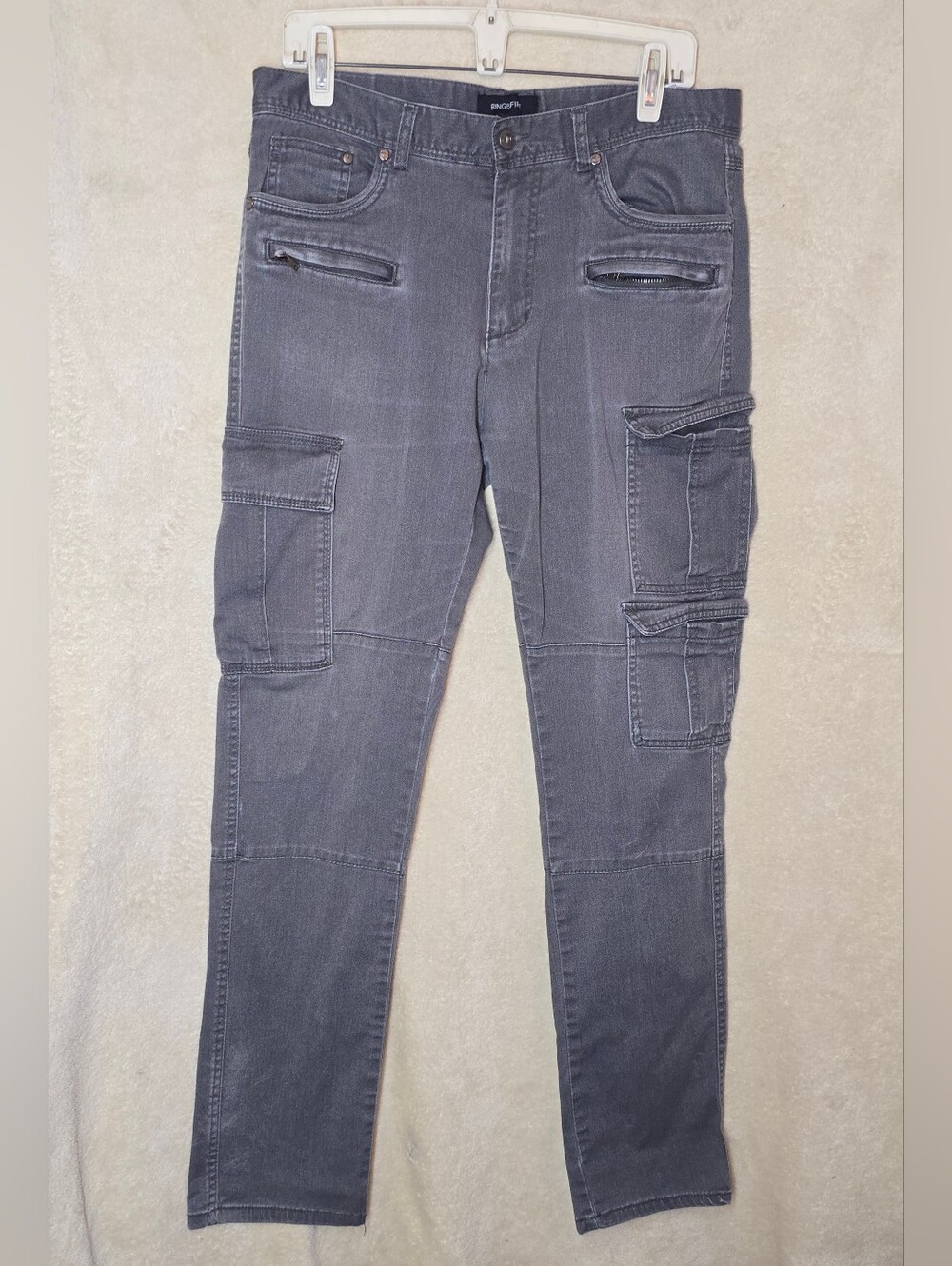 Ring of Fire Gray Men's Cargo Pants Size 33x32